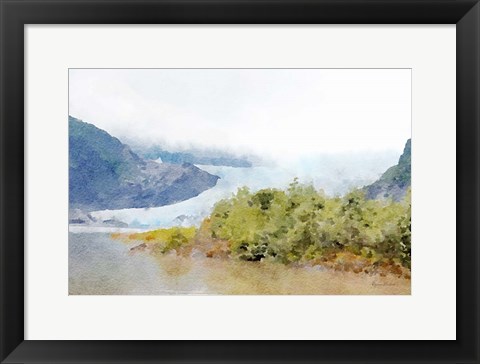 Framed Glacier Harbor No. 1 Print