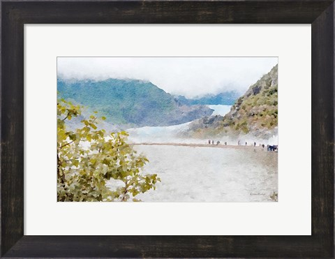 Framed Glacier Harbor No. 2 Print