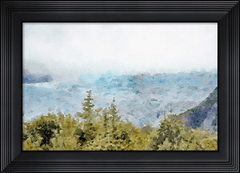 Framed Glacier Harbor No. 3 Print
