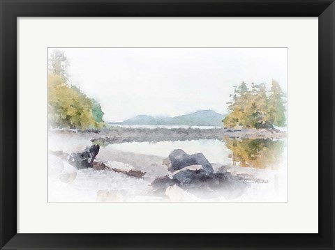 Framed Ketchikan Inlet II Print