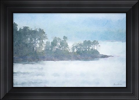 Framed Indigo Bay No. 1 Print