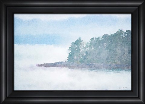 Framed Indigo Bay No. 2 Print