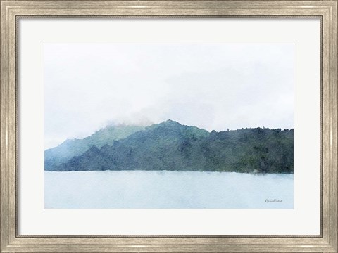 Framed Indigo Bay No. 3 Print