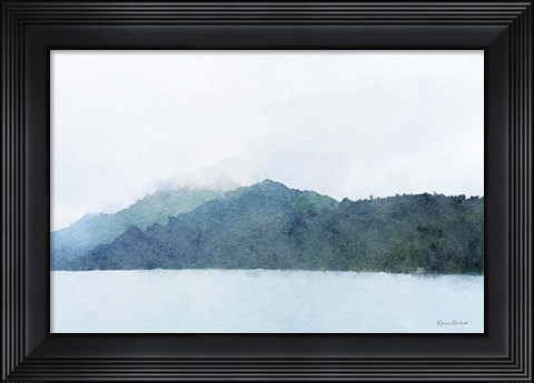 Framed Indigo Bay No. 3 Print