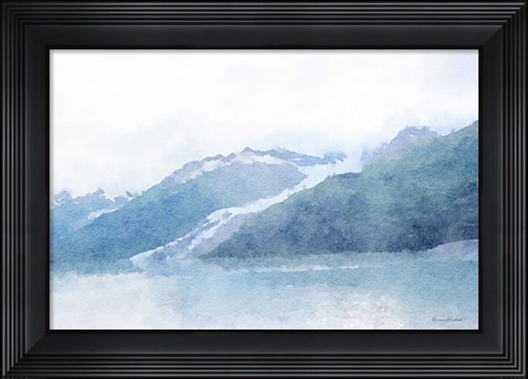 Framed Indigo Bay No. 4 Print