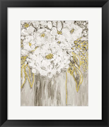 Framed Golden Age Floral V Print