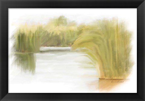 Framed Marshy Wetlands II Print