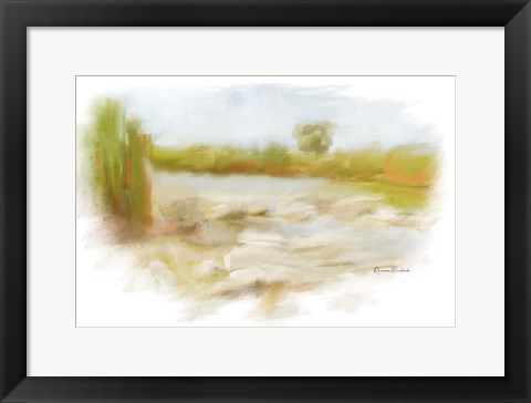 Framed Marshy Wetlands IV Print