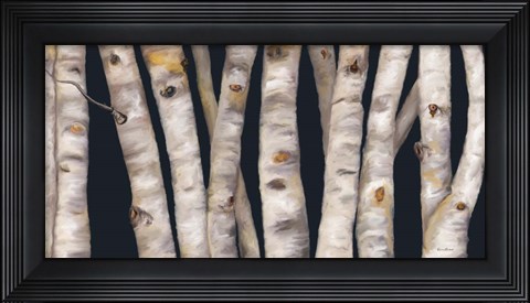 Framed Birch Grove II Print