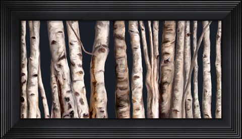 Framed Birch Grove III Print