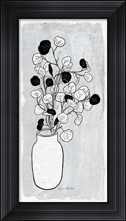 Framed Ginkgo Branches Print