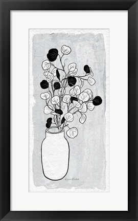 Framed Ginkgo Branches Print