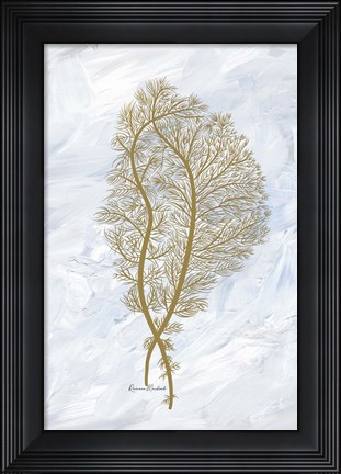 Framed Feathery Sea Fern II Print