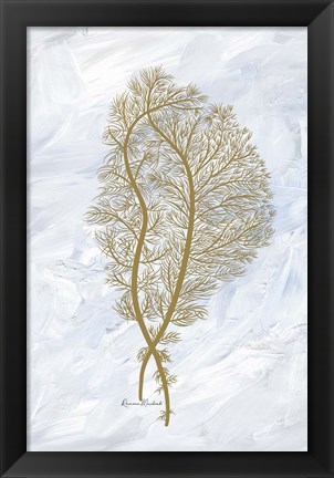 Framed Feathery Sea Fern II Print