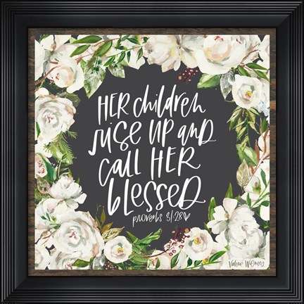 Framed Her Children Print