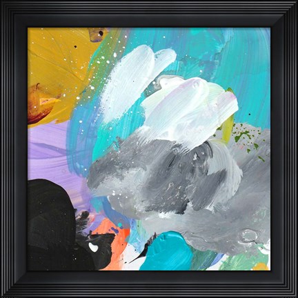 Framed Blue Palette Print