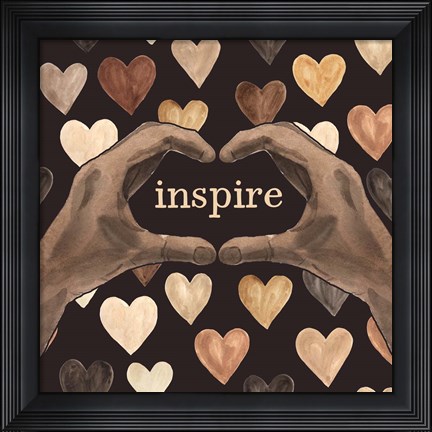 Framed Inspire Print