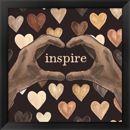 Framed Inspire Print