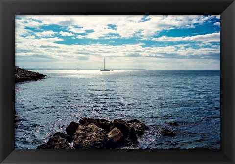 Framed Spanish Coast II Print