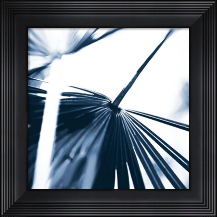 Framed Among Blue Palms II Print