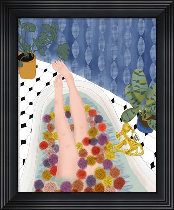 Framed Bubble Bath Dream Print