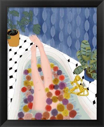 Framed Bubble Bath Dream Print