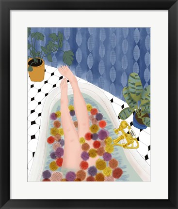 Framed Bubble Bath Dream Print