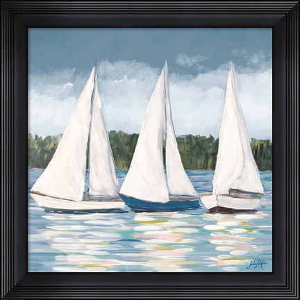 Framed Soft Sail I Print