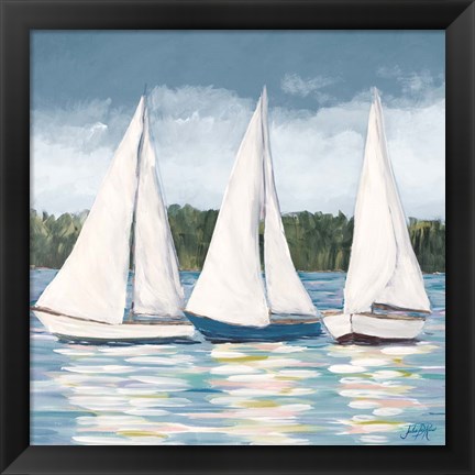 Framed Soft Sail I Print