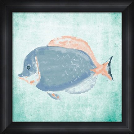 Framed Fish In The Sea I Print