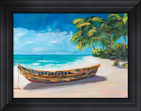 Framed Lost Island I Print