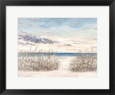 Framed Windy Beaches Print
