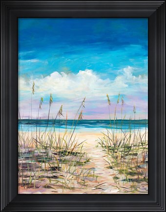 Framed Relaxing Beaches Print
