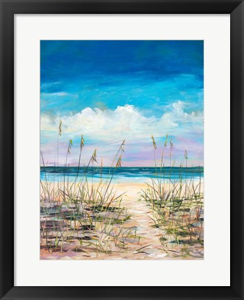 Framed Relaxing Beaches Print