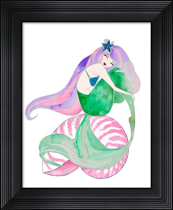 Framed Loving My Shell Print