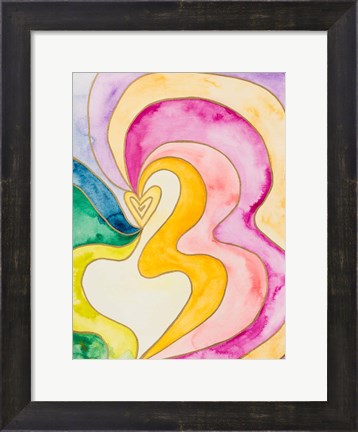 Framed Rainbow Love Print