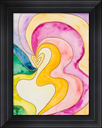 Framed Rainbow Love Print