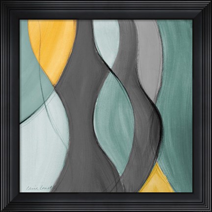 Framed Coalescence in Gray II Print