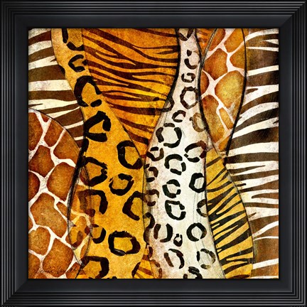 Framed Coalescence Animalia Print