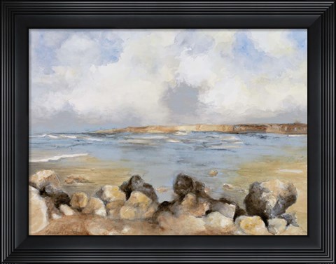Framed Along The Coast Of Sardinia Print