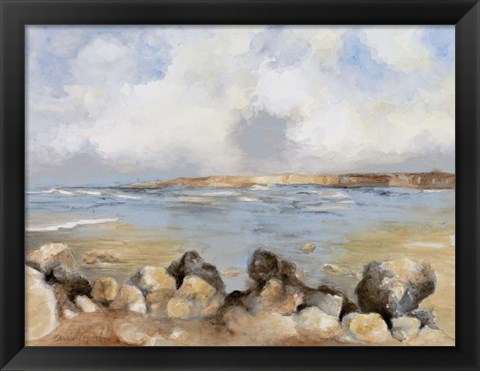 Framed Along The Coast Of Sardinia Print