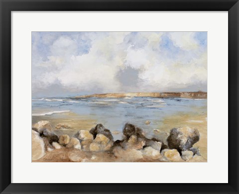 Framed Along The Coast Of Sardinia Print