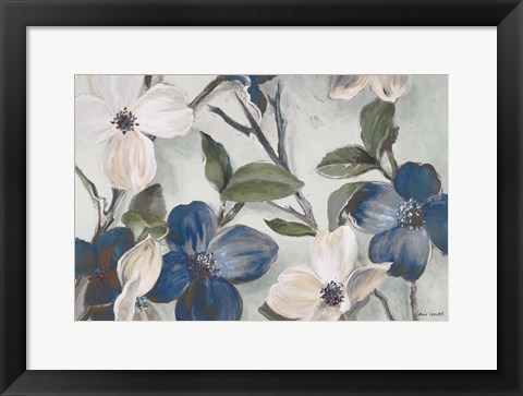 Framed Bella Fiori Blu Print