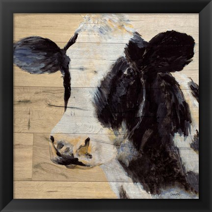 Framed Cow Print