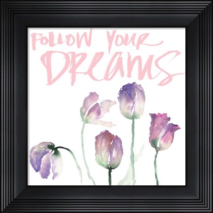Framed Beautiful Dreams II Print