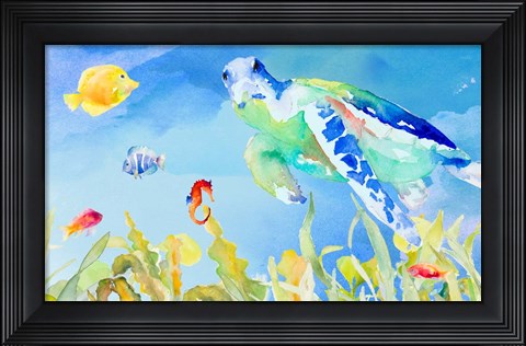 Framed Daily Swims Print