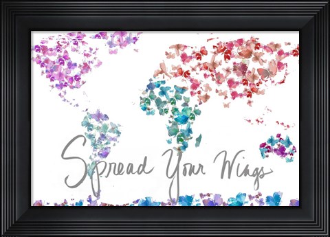 Framed Spread Your Wings Print
