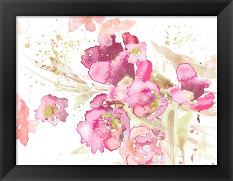 Framed Bubble Gum Poppies Print