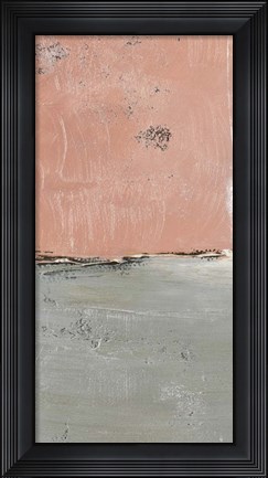 Framed Blushing Edge Panel I Print