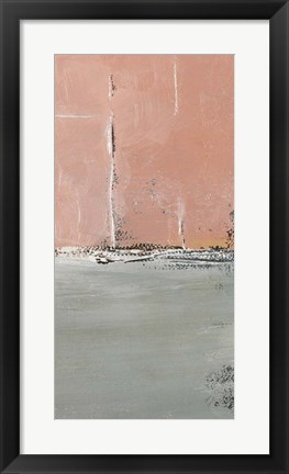 Framed Blushing Edge Panel II Print